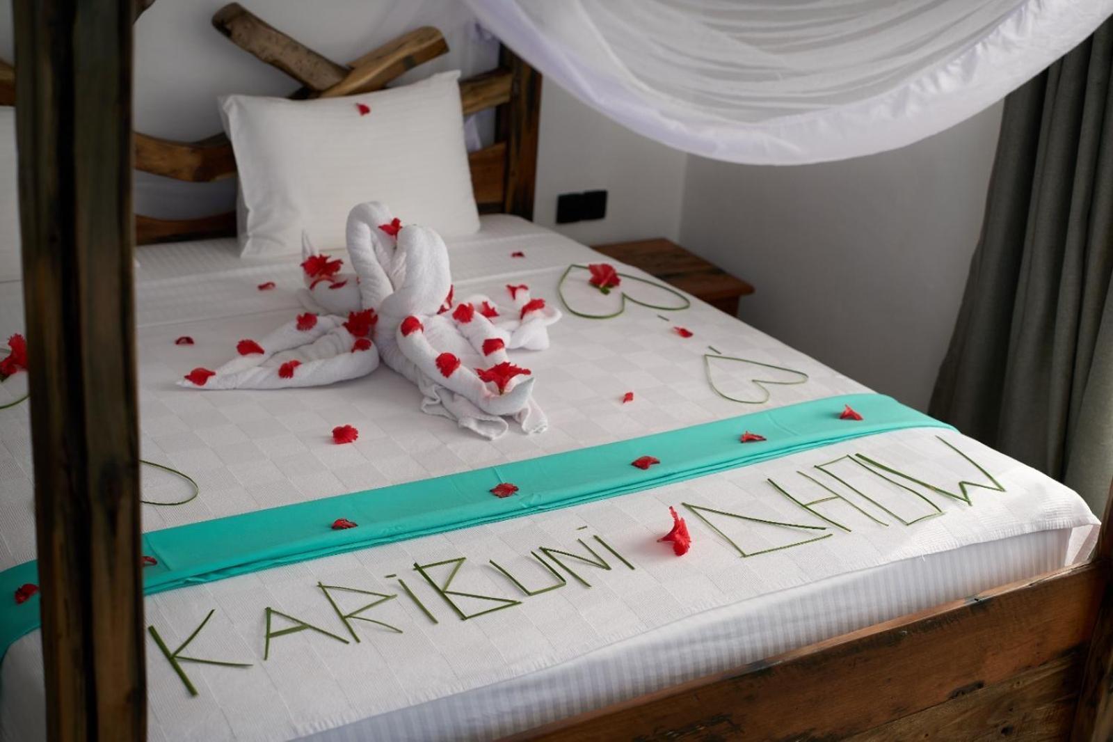 Dhow Beach Boutique Hotel Nungwi Bagian luar foto